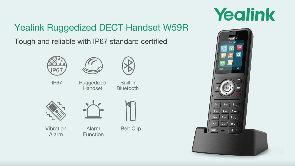 Yealink W59R Rugged DECT Handset in Madhapur Hyderabad